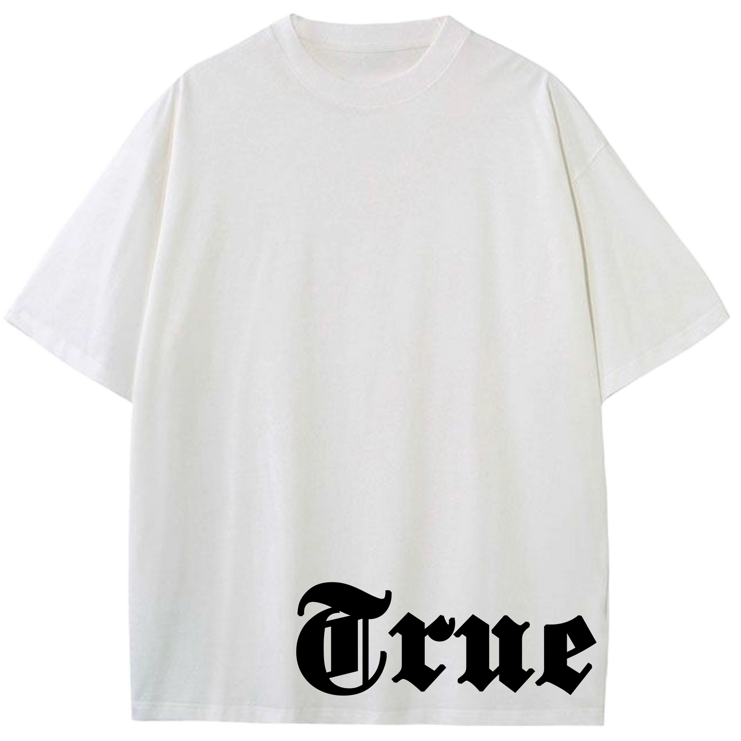TRUE URBAN T SHIRT HEAVY PREMIUM OVERSIZED XL