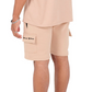 CARGO SHORTS LOGO BLACK